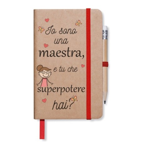 Block notes io sono una maestra e tu che superpotere hai? Per insegnanti