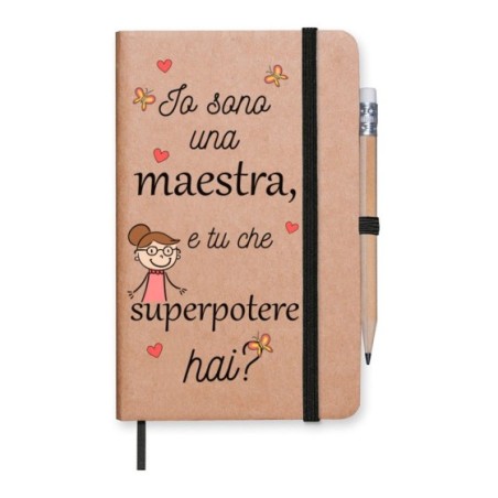 Block notes io sono una maestra e tu che superpotere hai? Per insegnanti