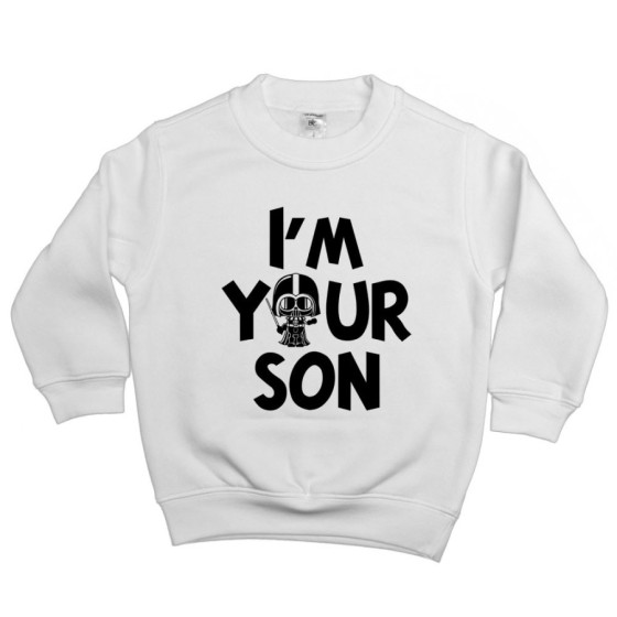 Felpa bambino i am your son Per la famiglia