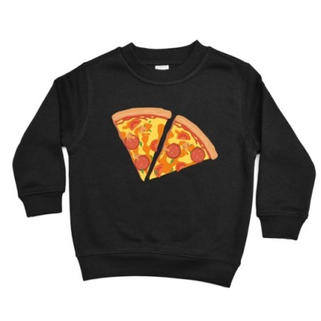 Felpa bambino due spicchi di pizza
