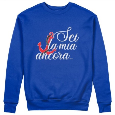 Felpa donna personalizzabile con nome sei la mia ancora Love