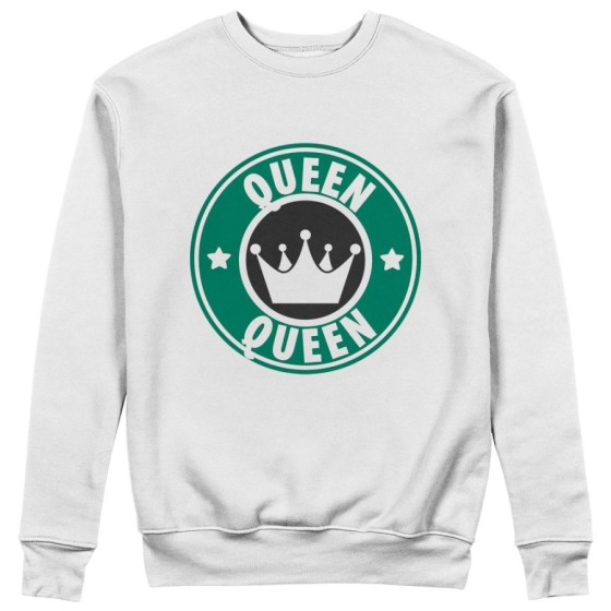 Felpa donna personalizzabile con nome queen starb Love