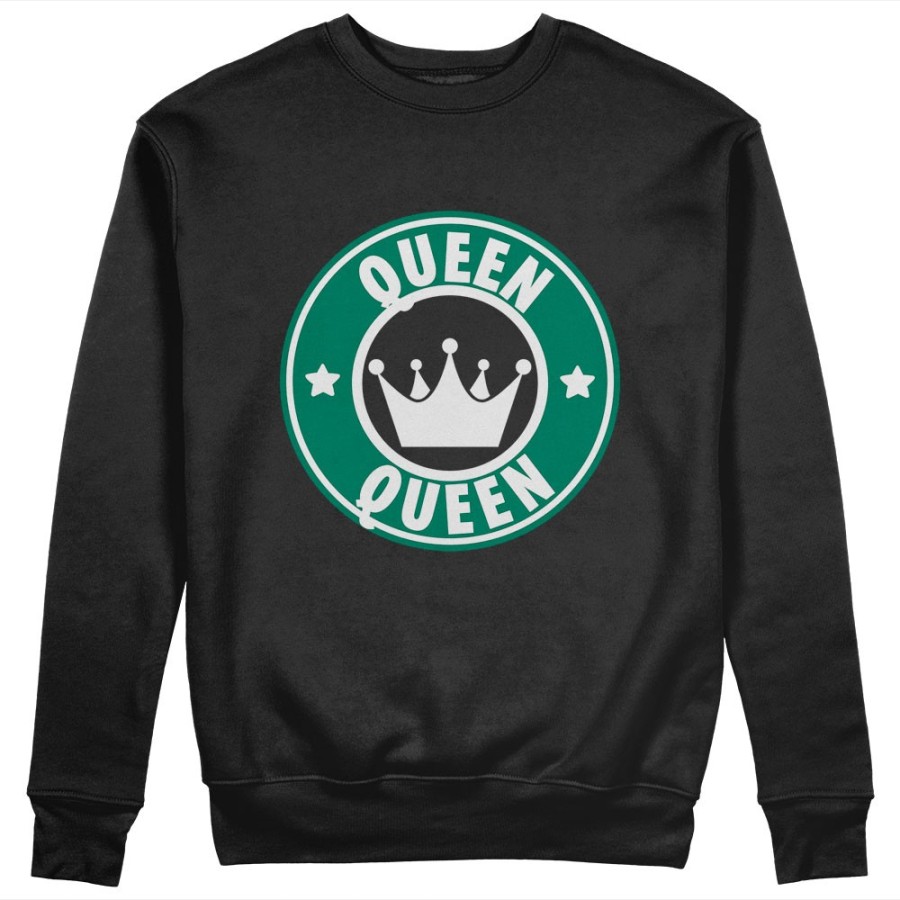 Felpa donna personalizzabile con nome queen starb Love