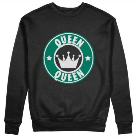 Felpa donna personalizzabile con nome queen starb Love