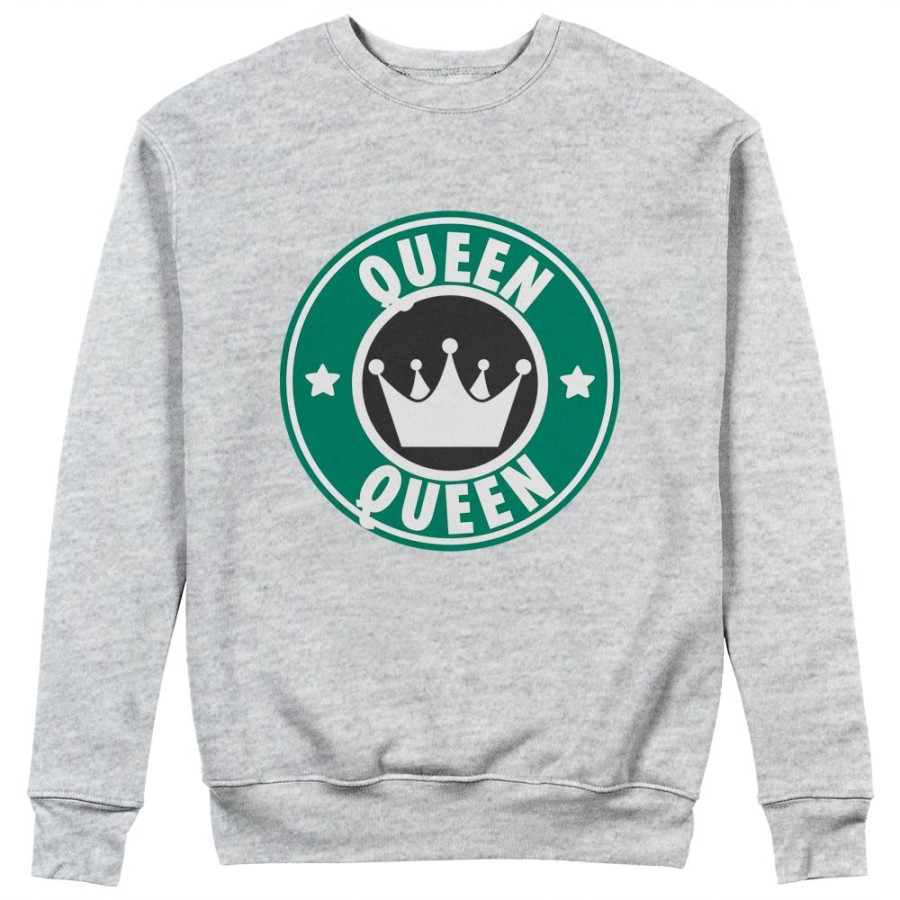 Felpa donna personalizzabile con nome queen starb Love