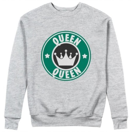 Felpa donna personalizzabile con nome queen starb Love