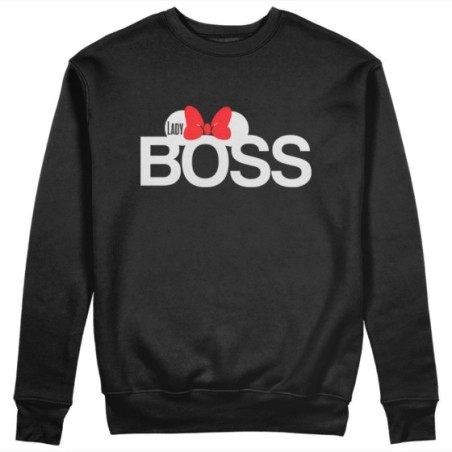 Felpa donna personalizzabile con nome lady boss