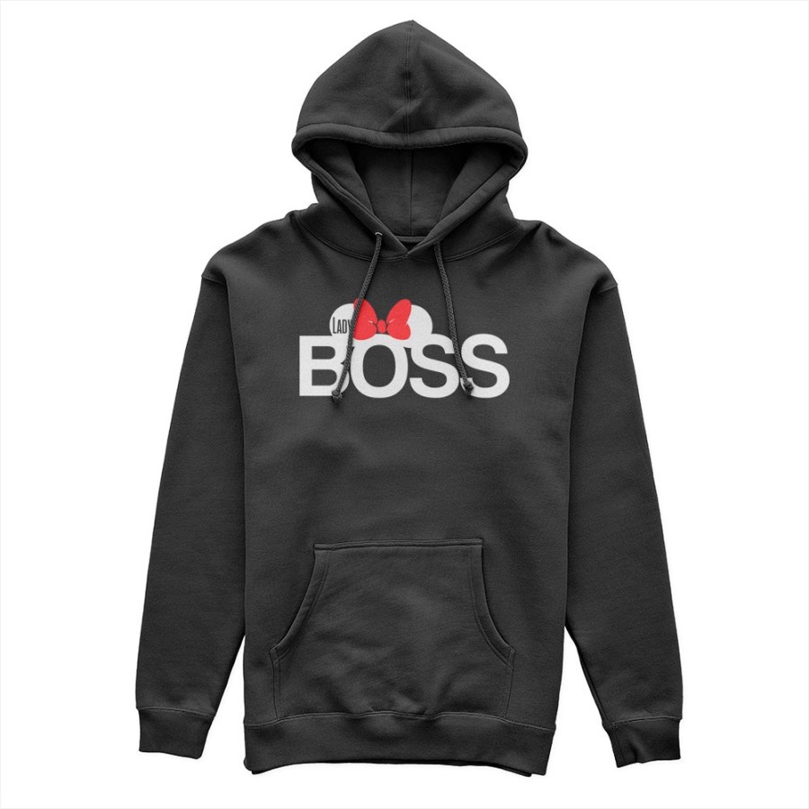 Felpa donna personalizzabile con nome lady boss Love