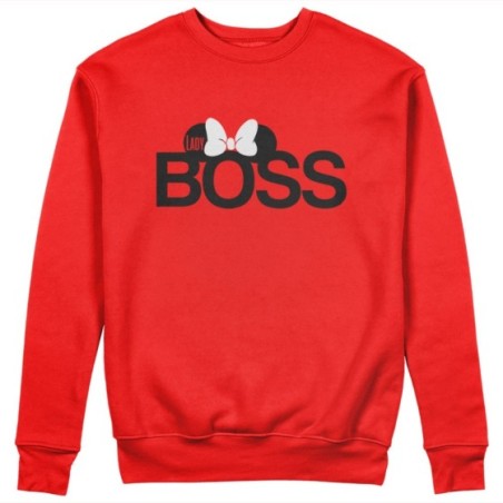 Felpa donna personalizzabile con nome lady boss Love