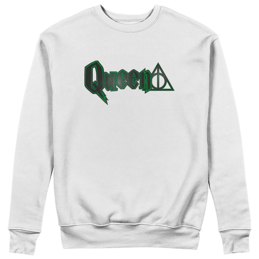 Felpa donna personalizzabile con nome queen doni della morte Love