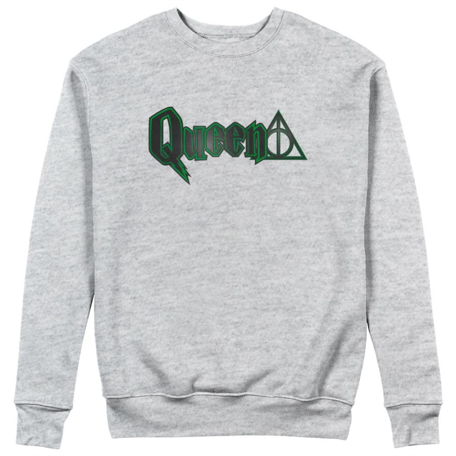 Felpa donna personalizzabile con nome queen doni della morte Love