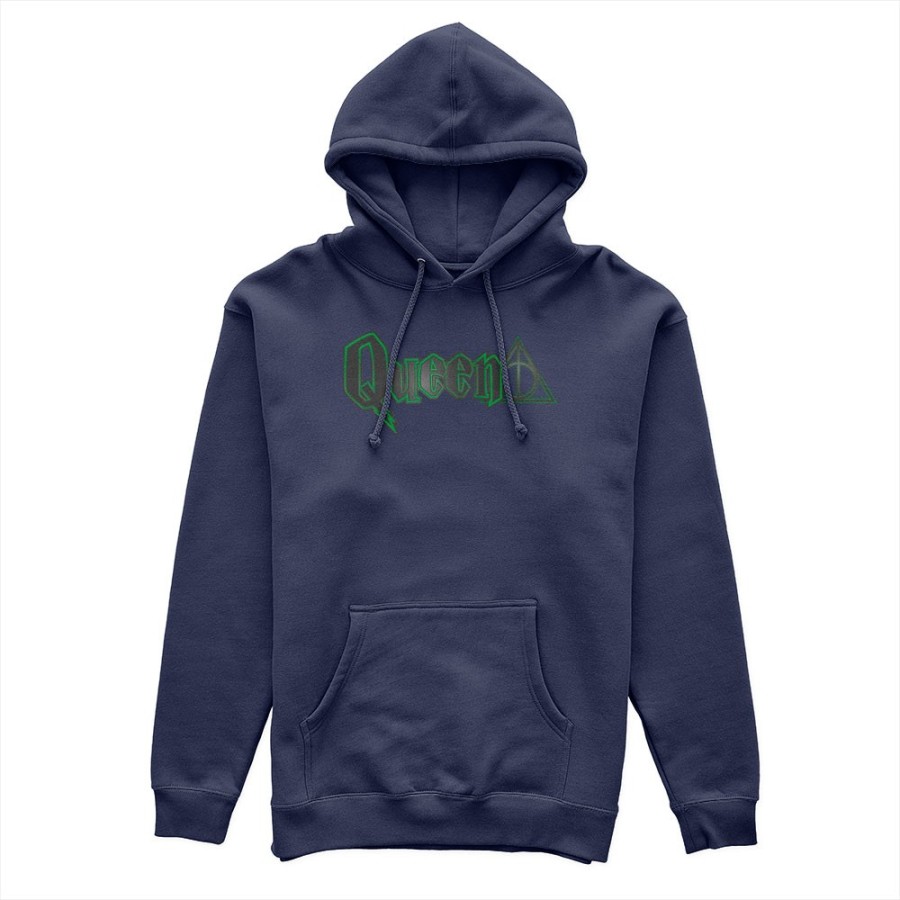 Felpa donna personalizzabile con nome queen doni della morte Love