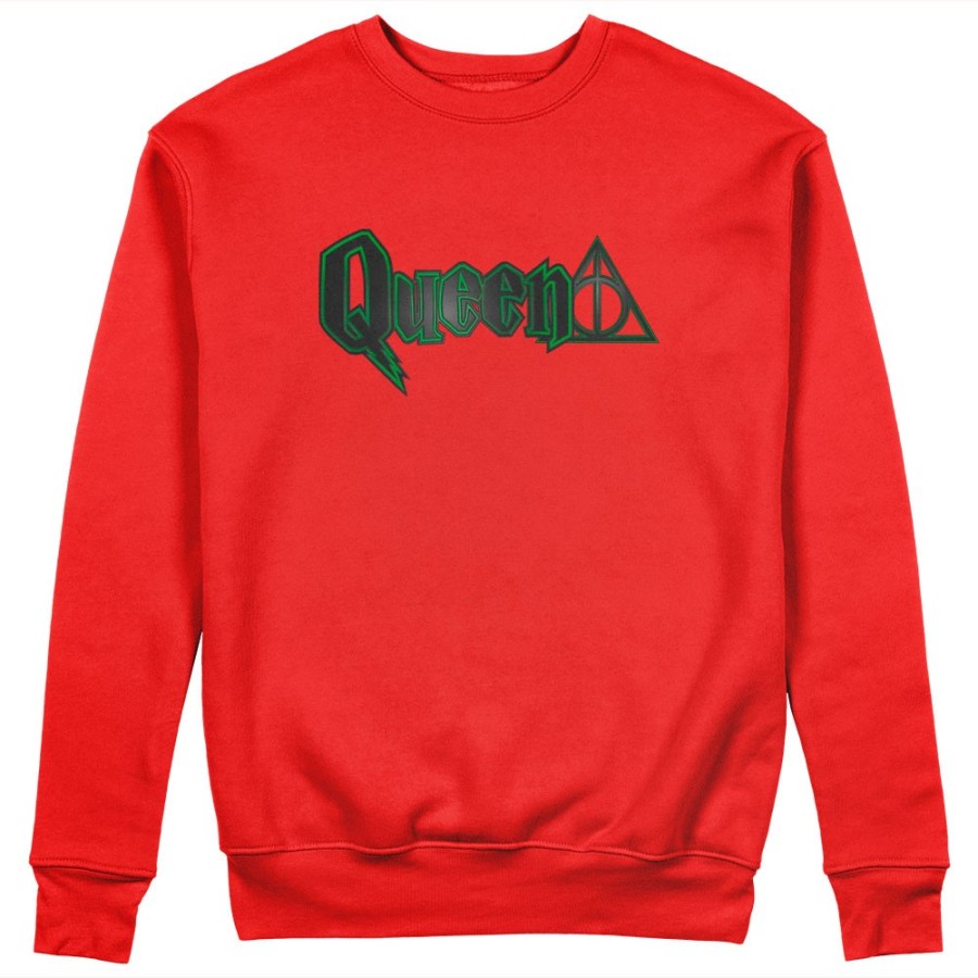 Felpa donna personalizzabile con nome queen doni della morte Love