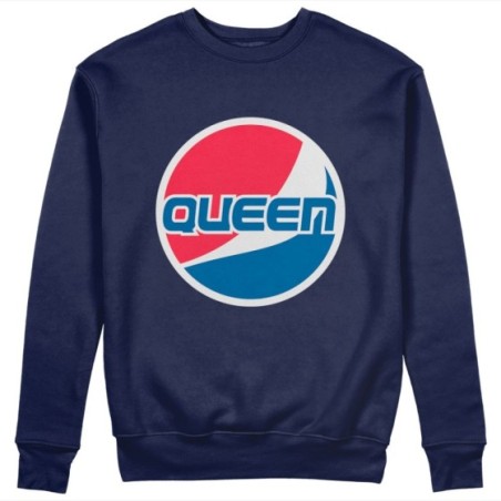Felpa donna personalizzabile con nome queen pepsi Love