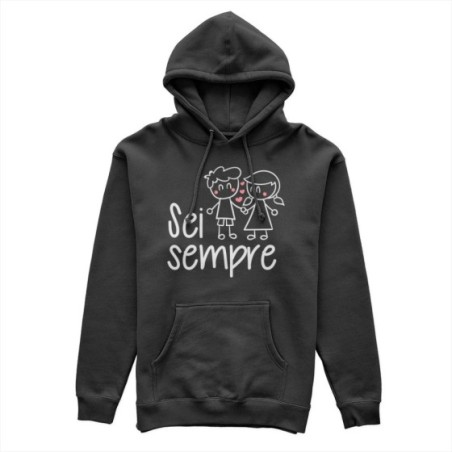 Felpa donna personalizzabile con nome sei sempre