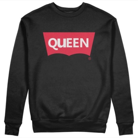 Felpa donna personalizzabile con nome queen loveis