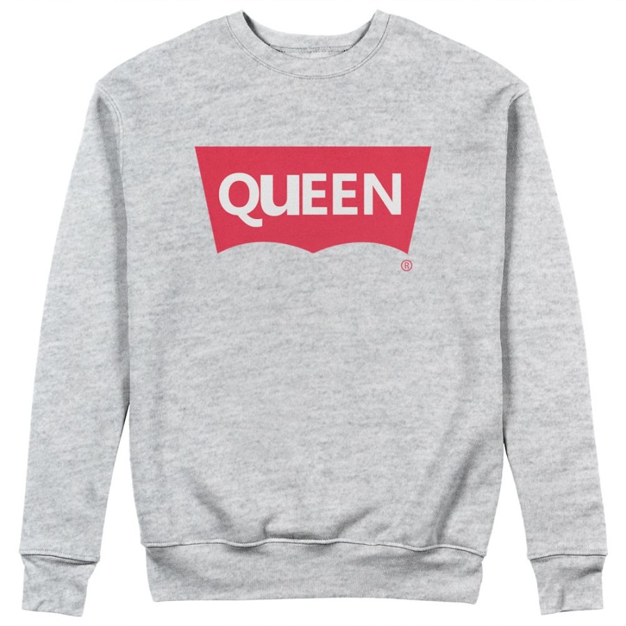 Felpa donna personalizzabile con nome queen loveis Love