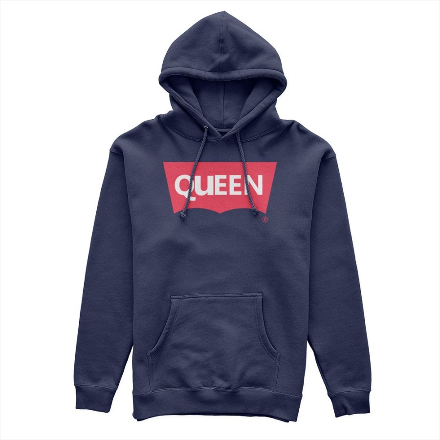 Felpa donna personalizzabile con nome queen loveis Love