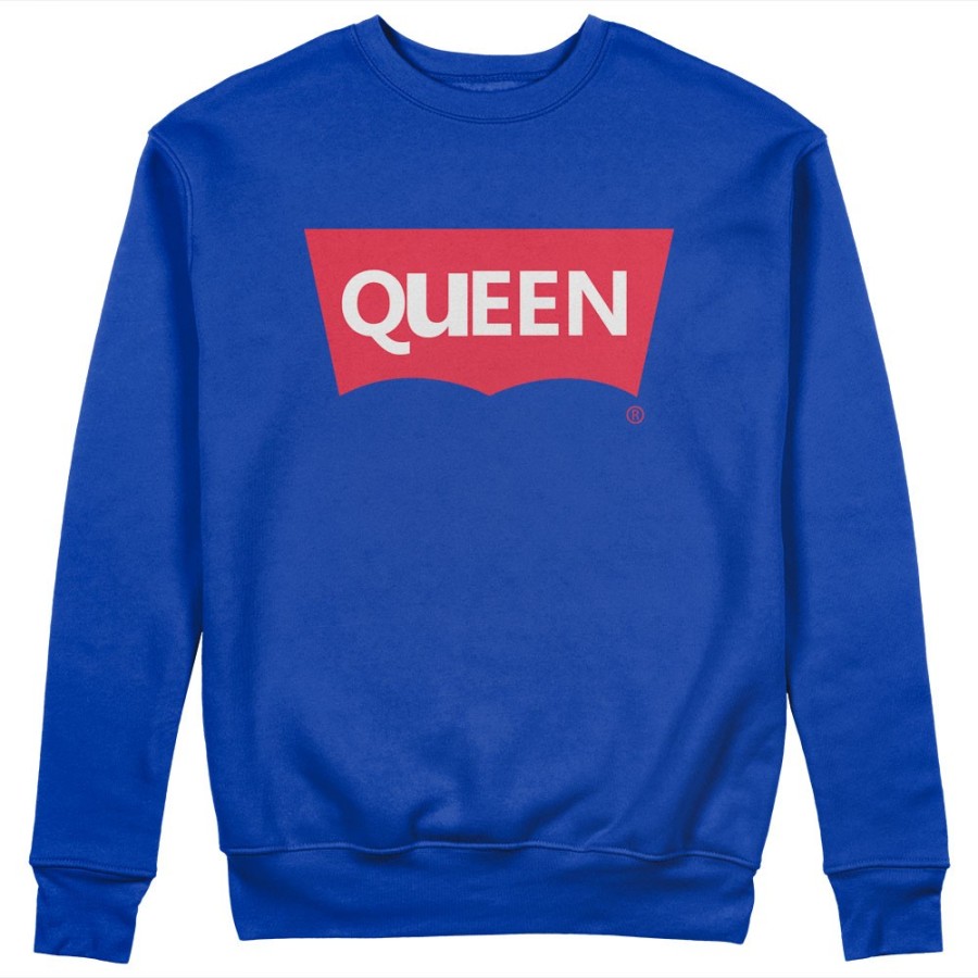 Felpa donna personalizzabile con nome queen loveis Love