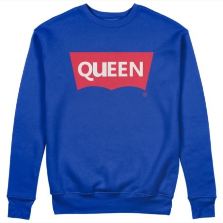 Felpa donna personalizzabile con nome queen loveis Love