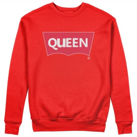 Felpa donna personalizzabile con nome queen loveis Love
