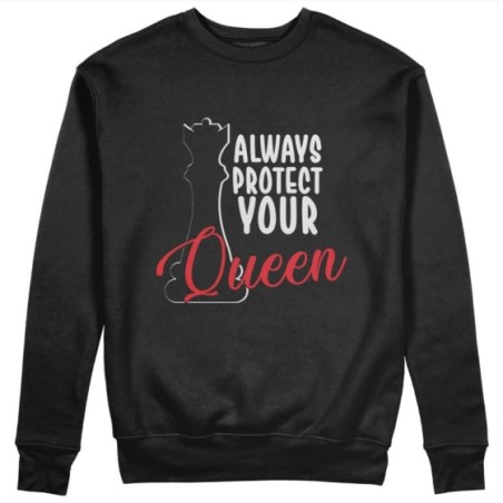 Felpa donna personalizzabile con nome always protect your...