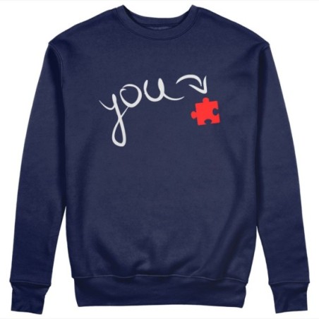 Felpa donna personalizzabile con nome u're my heart Love