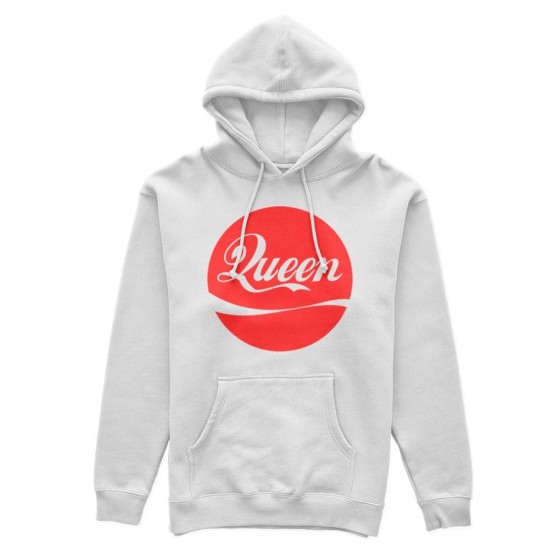 Felpa donna personalizzabile con nome queen cola Love