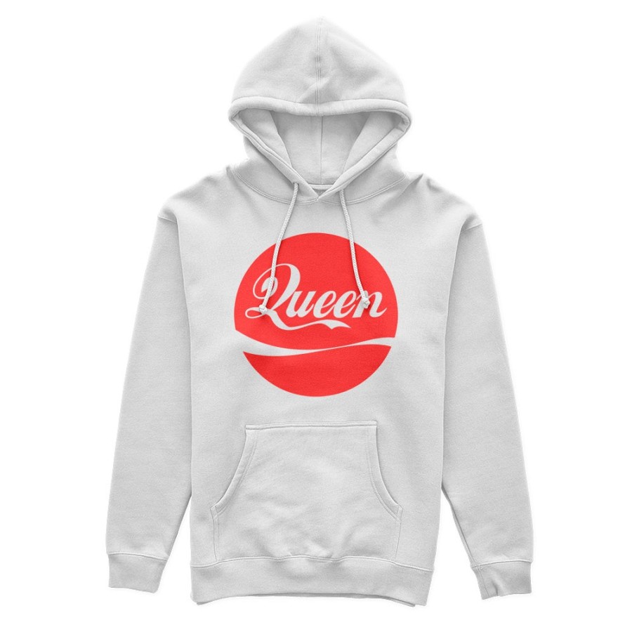 Felpa donna personalizzabile con nome queen cola Love