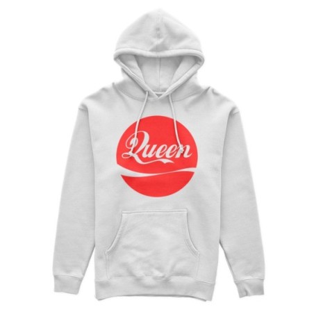 Felpa donna personalizzabile con nome queen cola