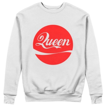 Felpa donna personalizzabile con nome queen cola Love