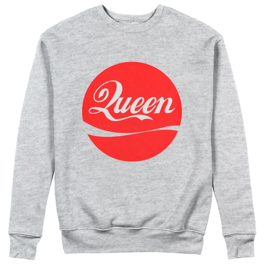 Felpa donna personalizzabile con nome queen cola Love
