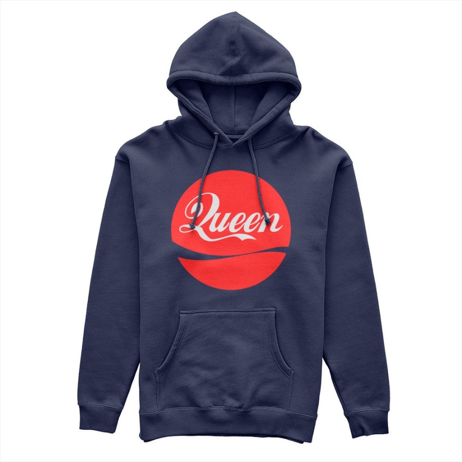 Felpa donna personalizzabile con nome queen cola Love