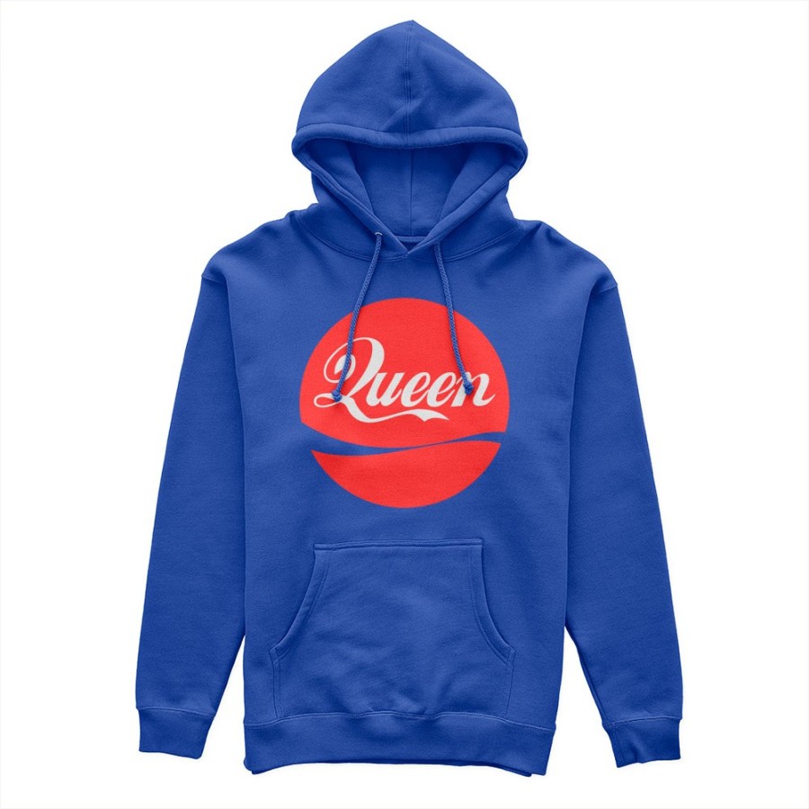 Felpa donna personalizzabile con nome queen cola Love