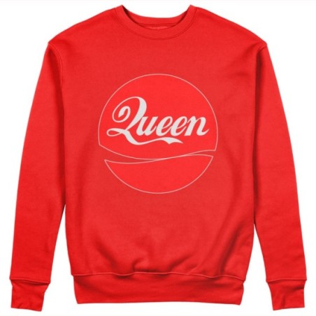 Felpa donna personalizzabile con nome queen cola Love