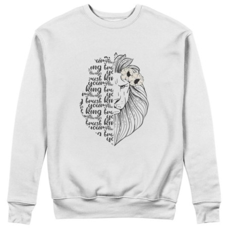 Felpa donna personalizzabile con nome lioness always...