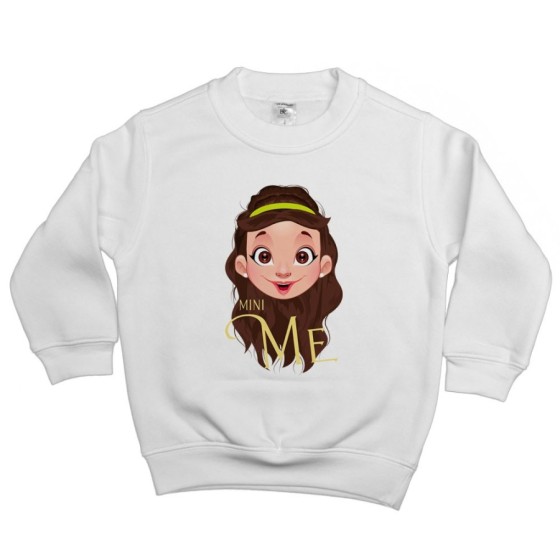 Felpa bambina mini me la bella Per la famiglia