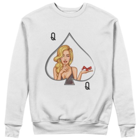 Felpa donna personalizzabile con nome q Love