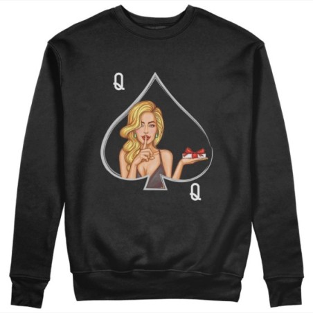 Felpa donna personalizzabile con nome q Love