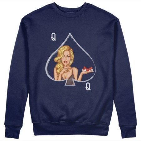 Felpa donna personalizzabile con nome q Love
