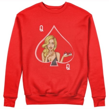Felpa donna personalizzabile con nome q Love
