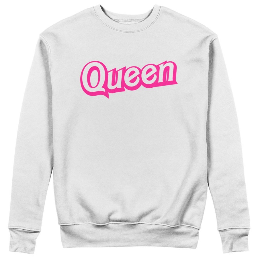 Felpa donna personalizzabile con nome barbie queen Love