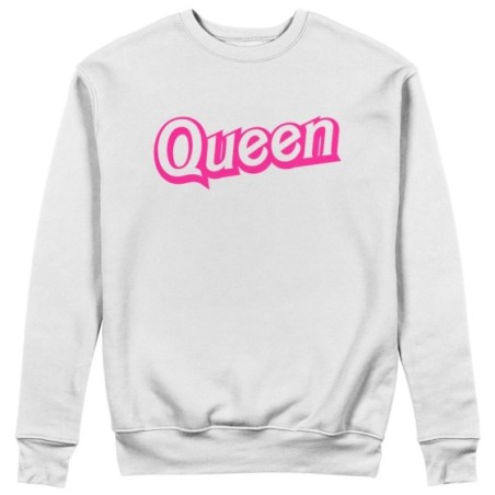 Felpa donna personalizzabile con nome barbie queen Love