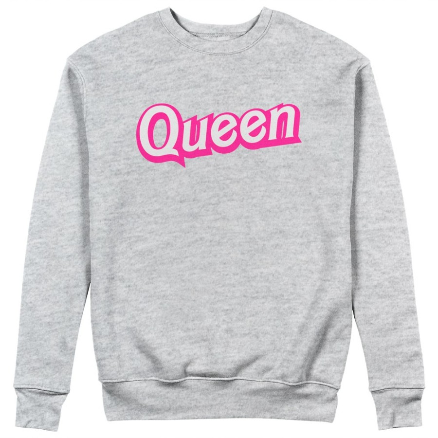 Felpa donna personalizzabile con nome barbie queen Love