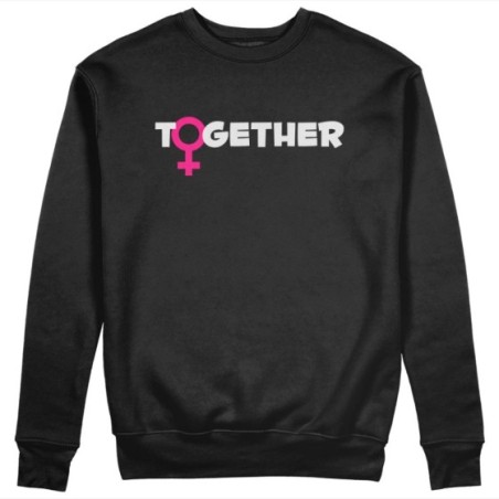 Felpa donna personalizzabile con nome together