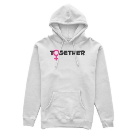 Felpa donna personalizzabile con nome together Love