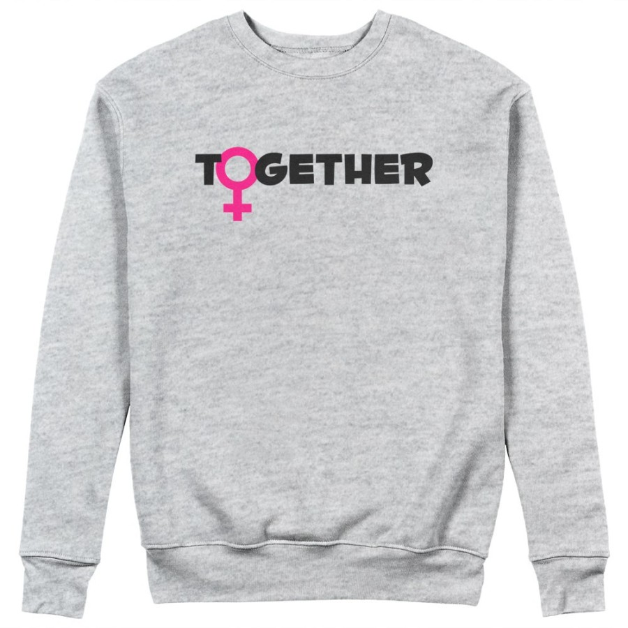 Felpa donna personalizzabile con nome together Love