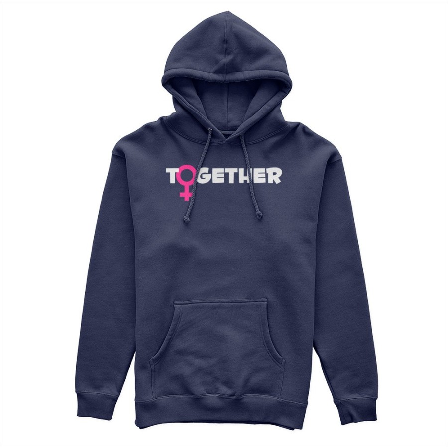 Felpa donna personalizzabile con nome together Love