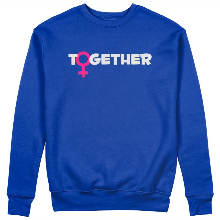 Felpa donna personalizzabile con nome together Love