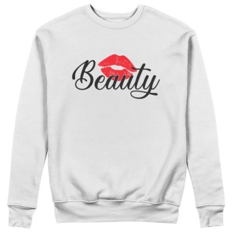 Felpa donna personalizzabile con nome beauty bacio
